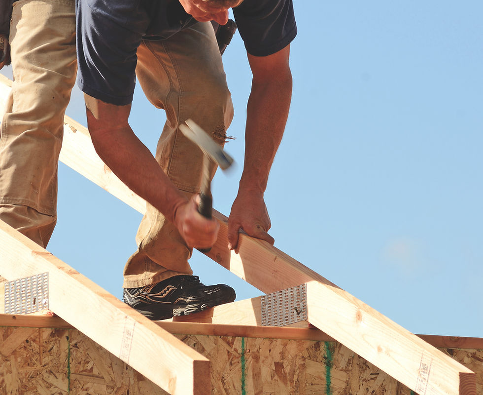 Roofer at Work
