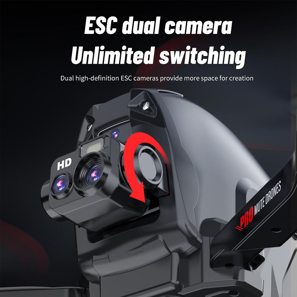 Miniatura: Dual HD Camera Foldable Drone