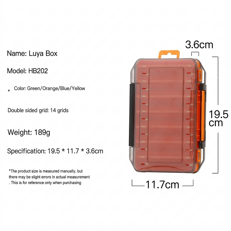 Thumbnail: Durable Dual-Sided Fishing Tackle Box