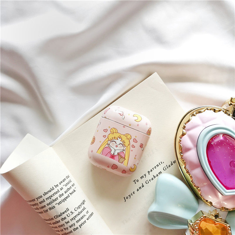 Thumbnail: Creative Cute Girl AirPods Case for Wireless Headphones