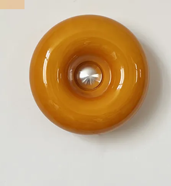 Miniatura: Antique Donut Glass Bedroom Light