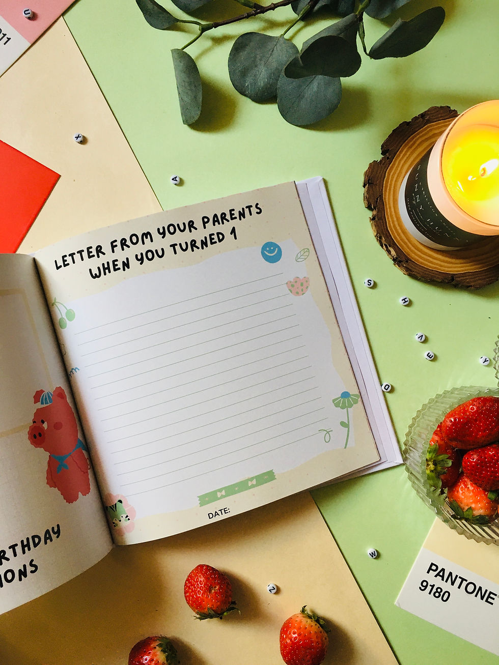 Thumbnail: Personalised Baby Record Book