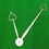 Thumbnail: Pair of dial clock hands DC 7