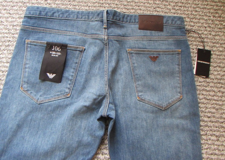 Miniatyrbild: 8N1J06 1G0LZ Emporio Armani Slim Fit Jeans in Denim (Denimblu CH)