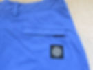 Thumbnail: 7015L01650 Stone Island katoenen jersey short in blauw (V0043)