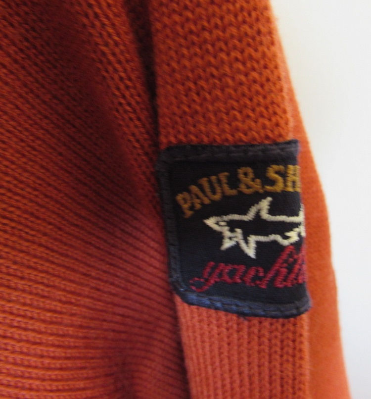 Thumbnail: C0P1032 Paul & Shark 'Cool Touch 4.0' Knit in Dark Orange (970)