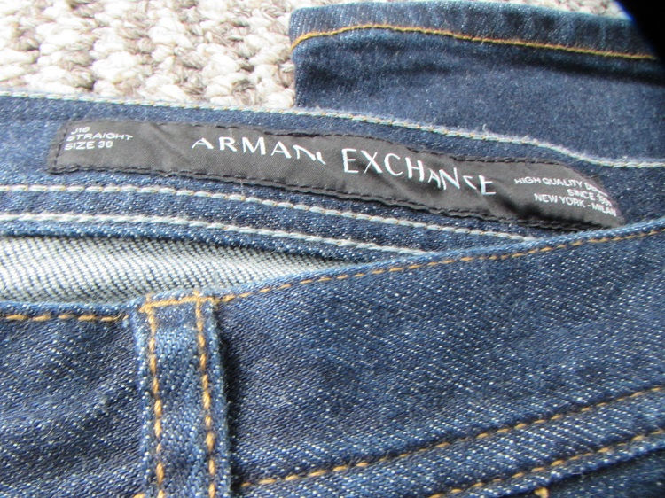 Miniatyrbild: 8NZJ16 Z2SAZ Armani Exchange Straight Fit Jeans in Indigo Denim Blue (1500)