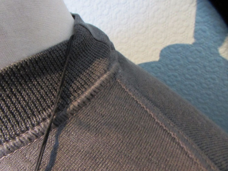 Miniatyrbild: K2S155100074 Stone Island 'Ghost' Round Neck Knit in Grey (V0067)