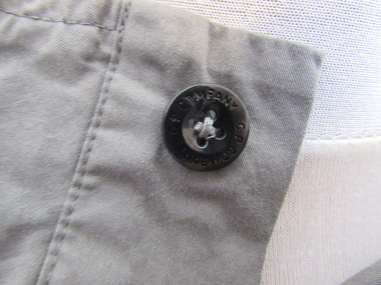 섬네일: 10CMSH175A C.P. Company Gabardine Overshirt Smock in Gargoyle (938)