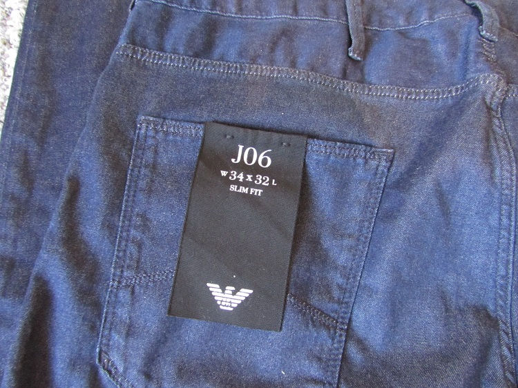 Thumbnail: 8N1J06 1D0KZ J06 Emporio Armani Slim Fit Jeans in Denim (C:941 Denimblu)