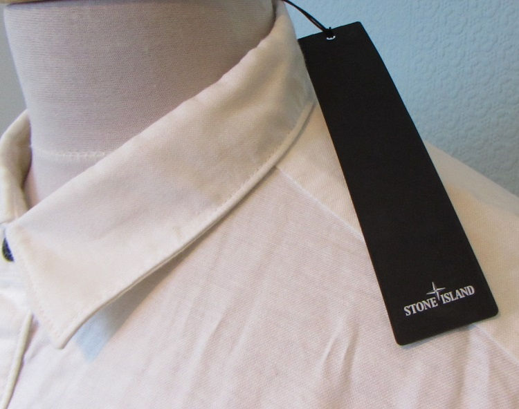 Miniaturbild: 64151F709 Stone Island 'Stellina' Long Sleeve Shirt in White (V0001)