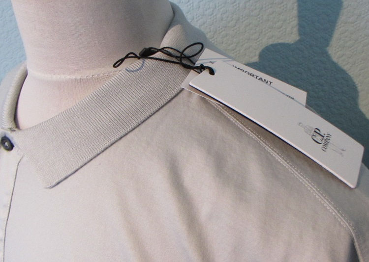 섬네일: 18CMPL091A C.P. Company Short Sleeve Polo Shirt in Light Grey (800)