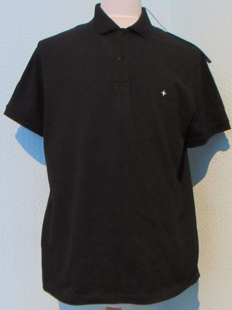 7715213G1 Stone Island 'Stellina' Polo Shirt in Black (V0029)