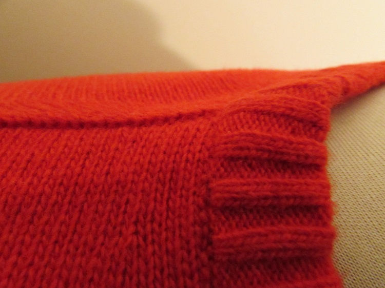 Thumbnail: C0P1061 Paul & Shark 'Colours of Shetland' Round Neck Knit in Red (415