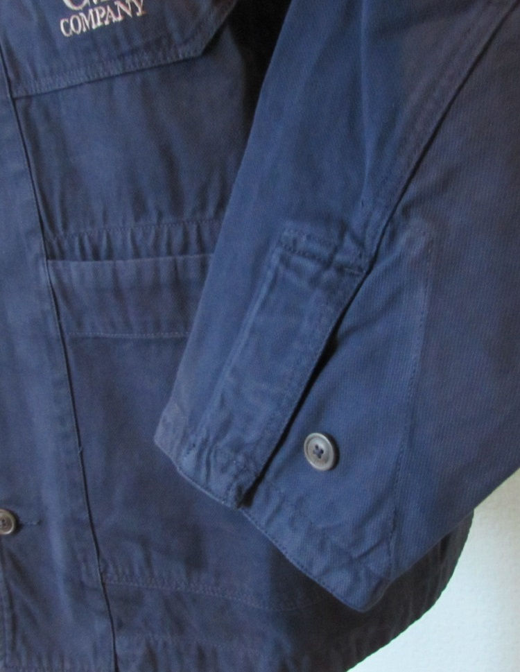 Miniatura: 15CMSH295A C.P. Company Military Twill Chore Jacket in Total Eclipse (880)