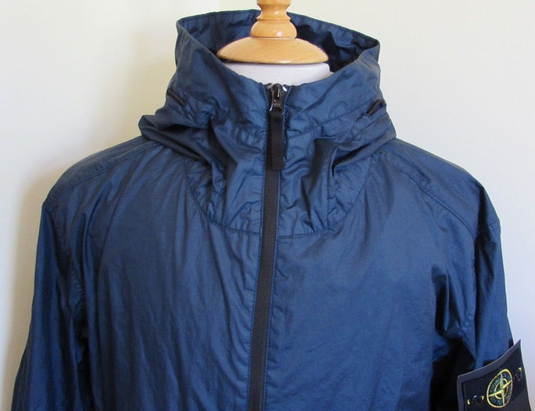 Miniaturebillede: 721542423 Stone Island 'Membrana 3L TC'  Hooded Jacket in Dark Blue (V0028)