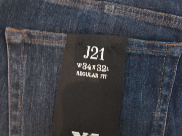 Miniatura: 8N1J21 1G0LZ  Emporio Armani Jeans Regular Fit Jeans in Denim Blue MD (C:0942)