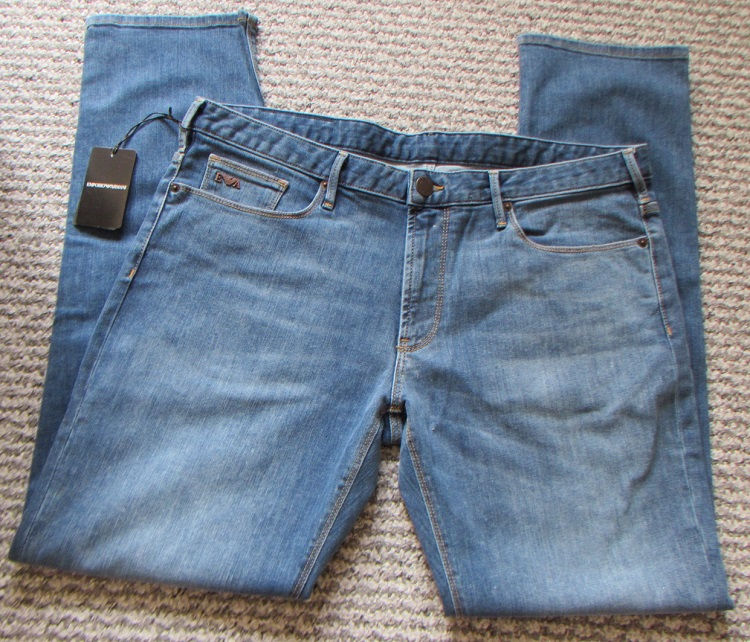 Miniatyrbild: 8N1J06 1G0LZ Emporio Armani Slim Fit Jeans in Denim (Denimblu CH)
