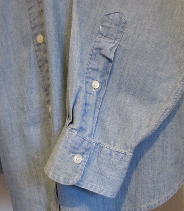 Miniatyrbild: Ralph Lauren Polo Long Sleeved Shirt in Blue Chambray