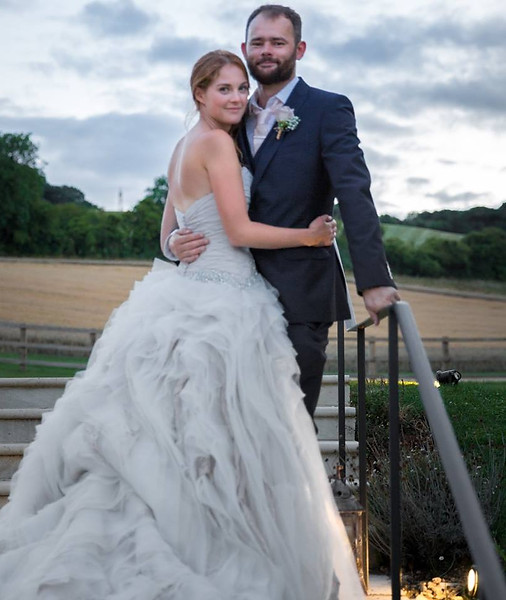 Real bride from belle of the ball bridals. wedding dress shop near me