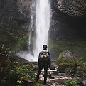 Waterfall View Hiker