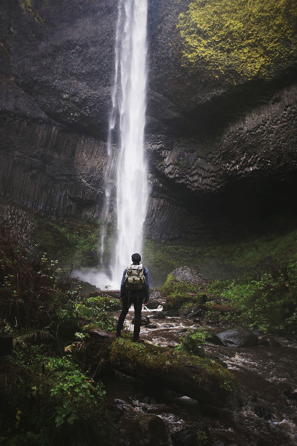 Waterfall View Hiker