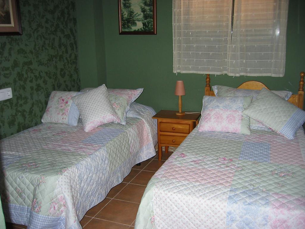 Dormitorio de dos camas