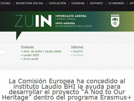 NOH is in the local press in Laudio