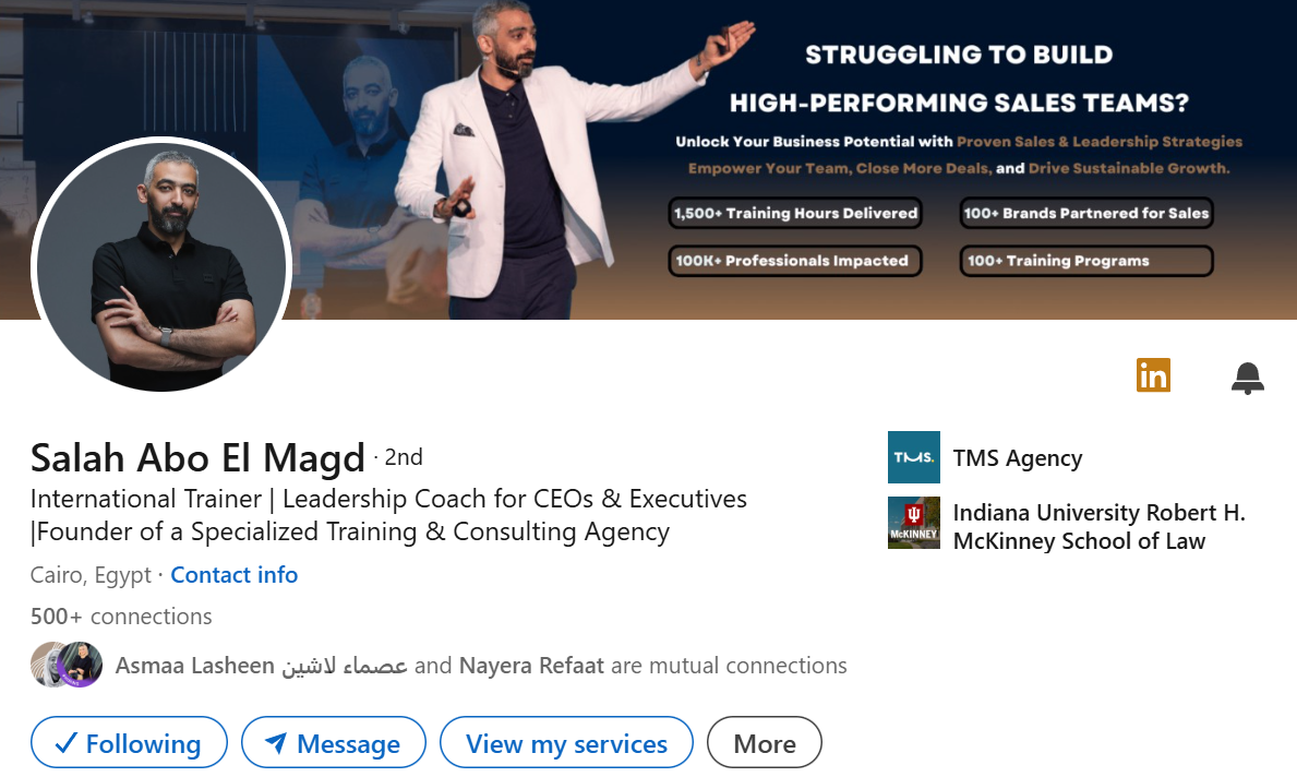 لينكدان صلاح أبو المجد