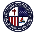 BMCA School Seal (Patch) Greyish Blue.png