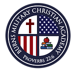 BMCA School Seal (Patch) Greyish Blue.png
