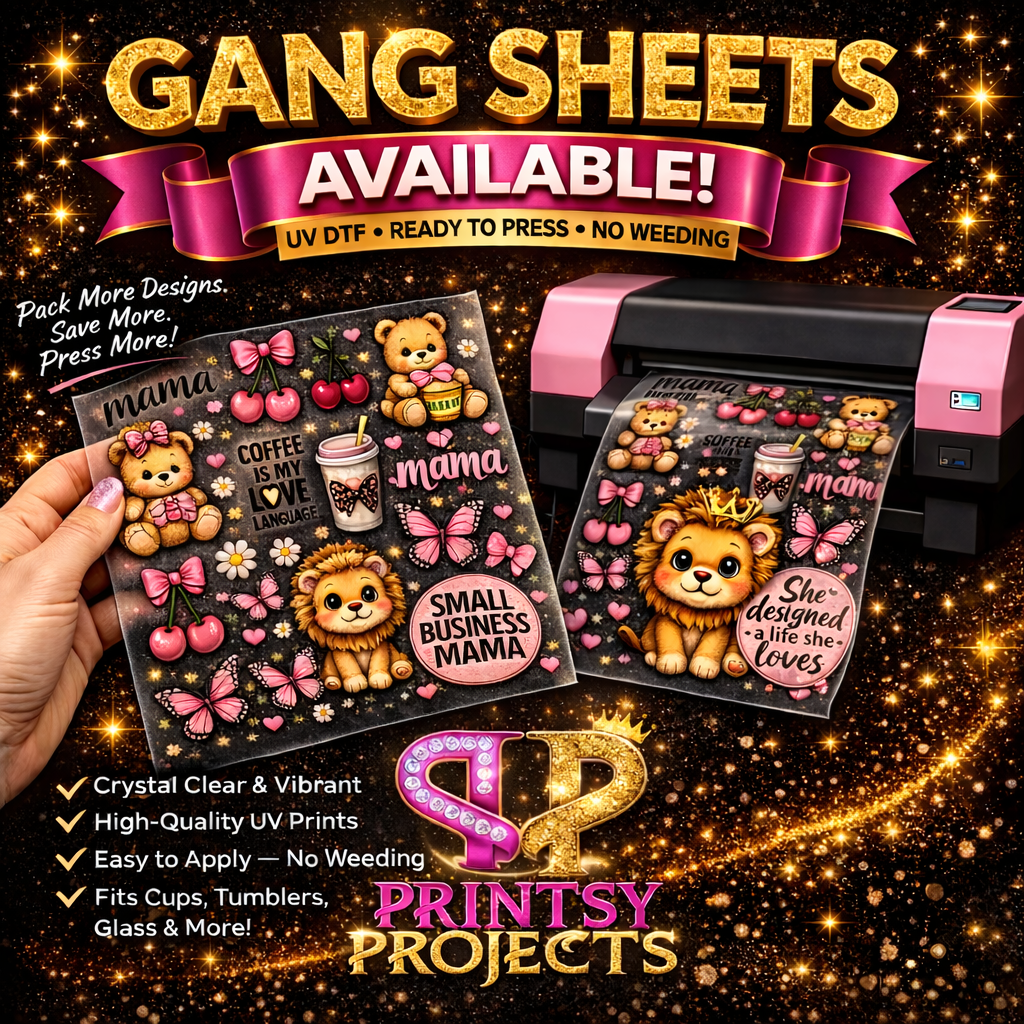 UV DTF Sticker Gang Sheets