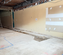 Inside progress of West Chester Co Op