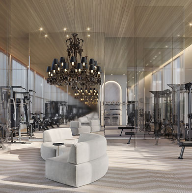 Um dos espaços Fitness do Le Six