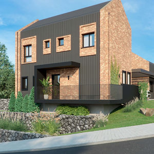 CASA MARLEY 20 20 Arquitetura Construção de casa em Gramado Serra Gaúcha Marley e Eu Tijolo a vista projeto arquitetônico