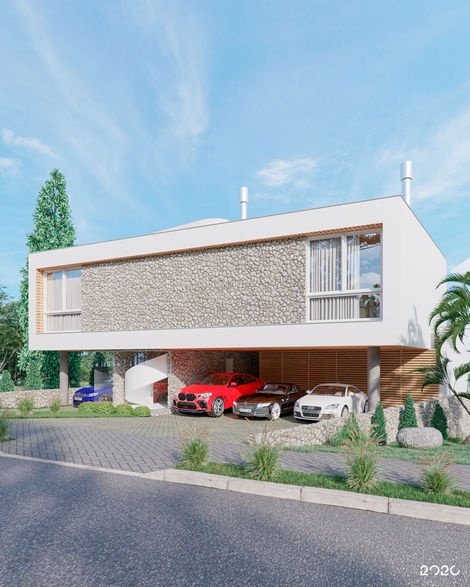 MORADA DO SALTO Serra Gaúcha São Francisco de Paula Barragem do Salto Casa Contemporânea 20 20 Arquitetura Fachada