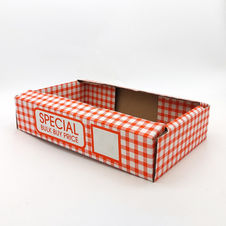Meat Box, Packing Tray, Printed, Corrugated