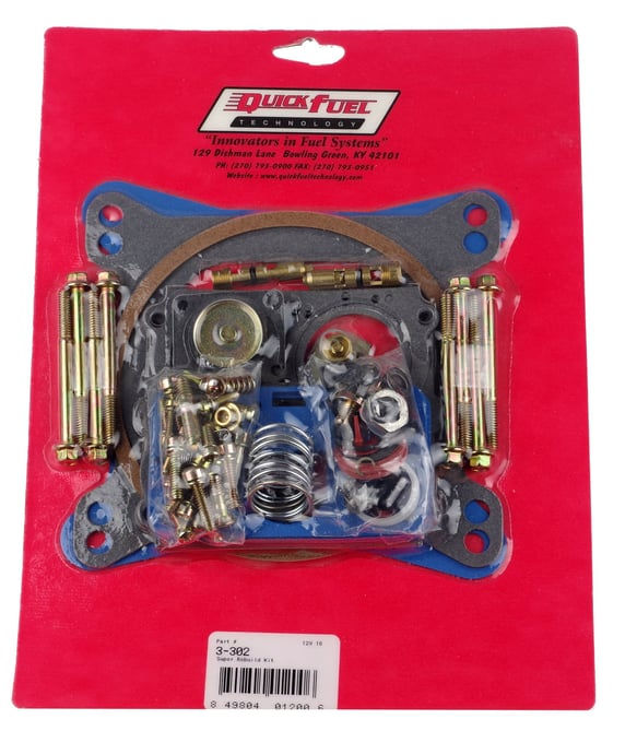 Super Non-Stick Rebuild Kit 4150 Double Pumper (390-850 CFM)
