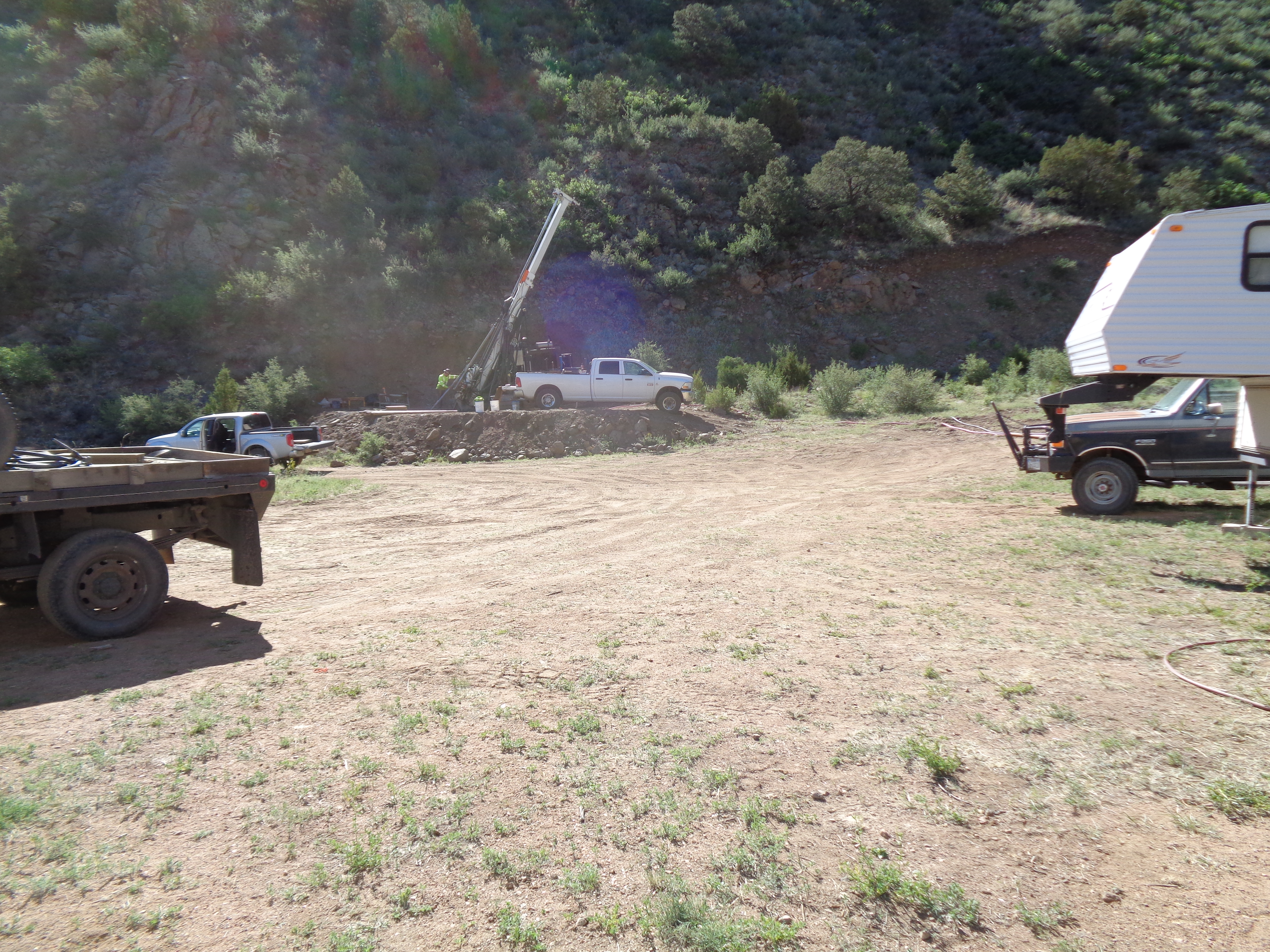 Drilling at DA-18-13 (2)