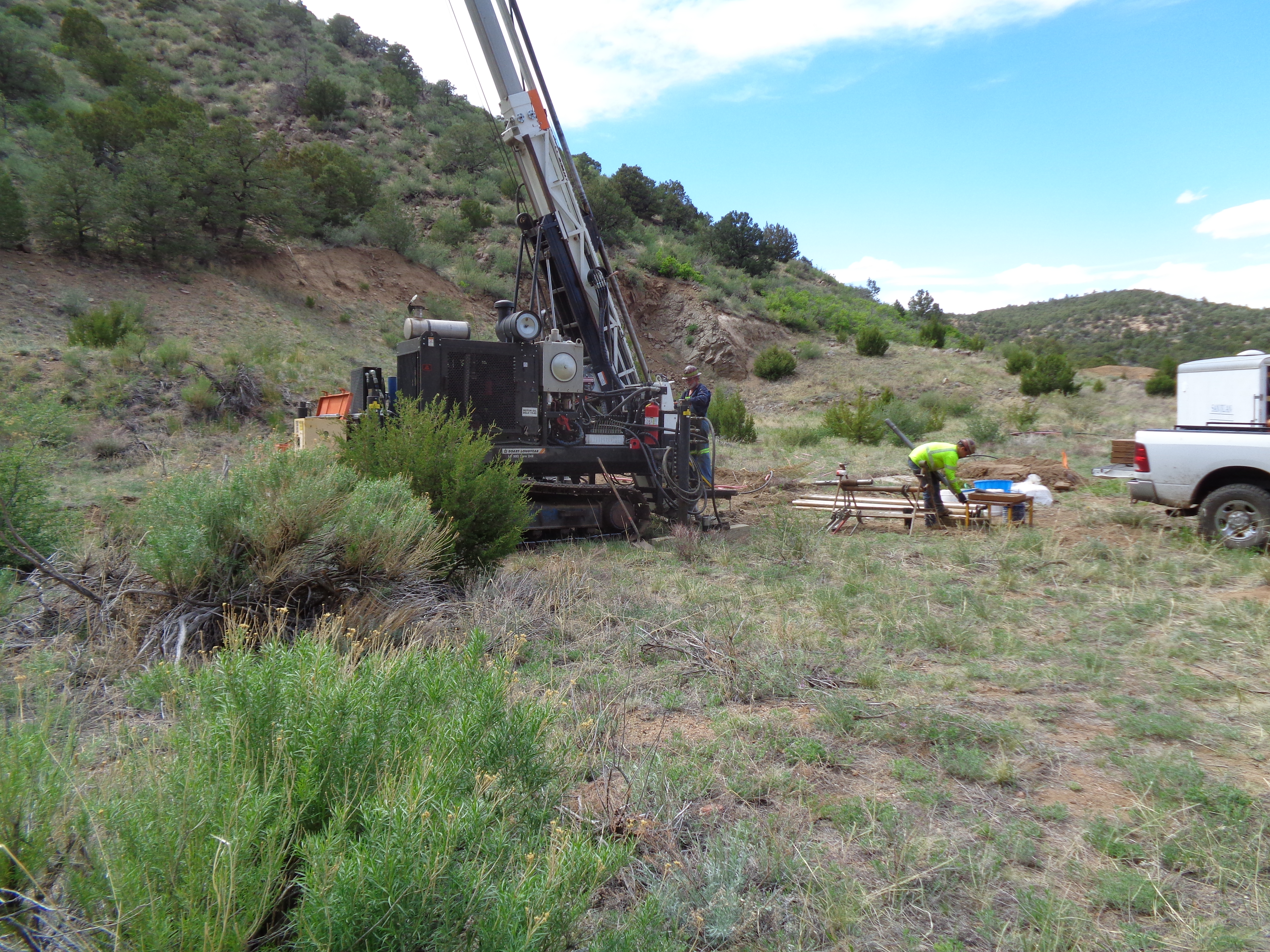 Drilling at DA-18-12