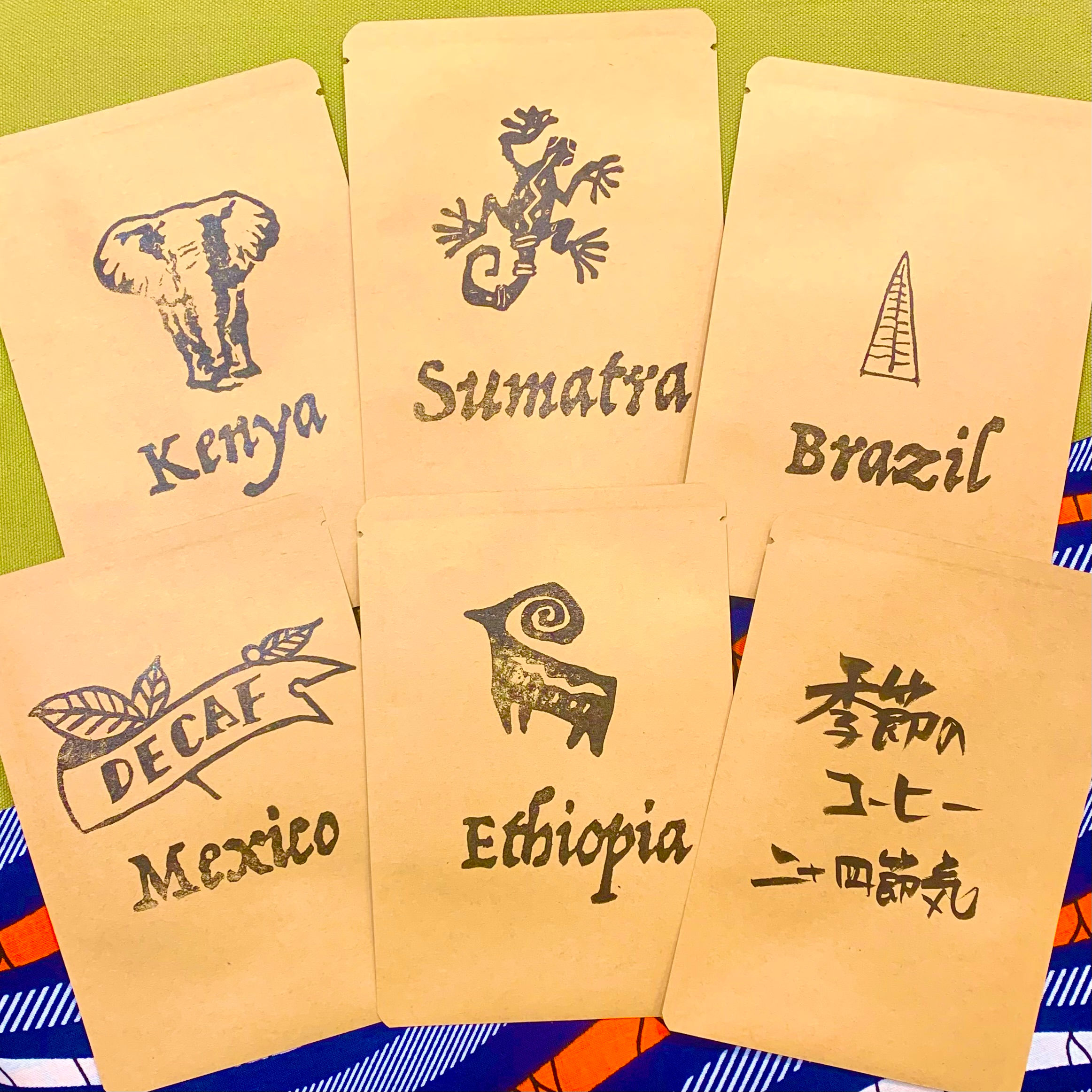 焙煎豆 全種類パック（35g×6種類）