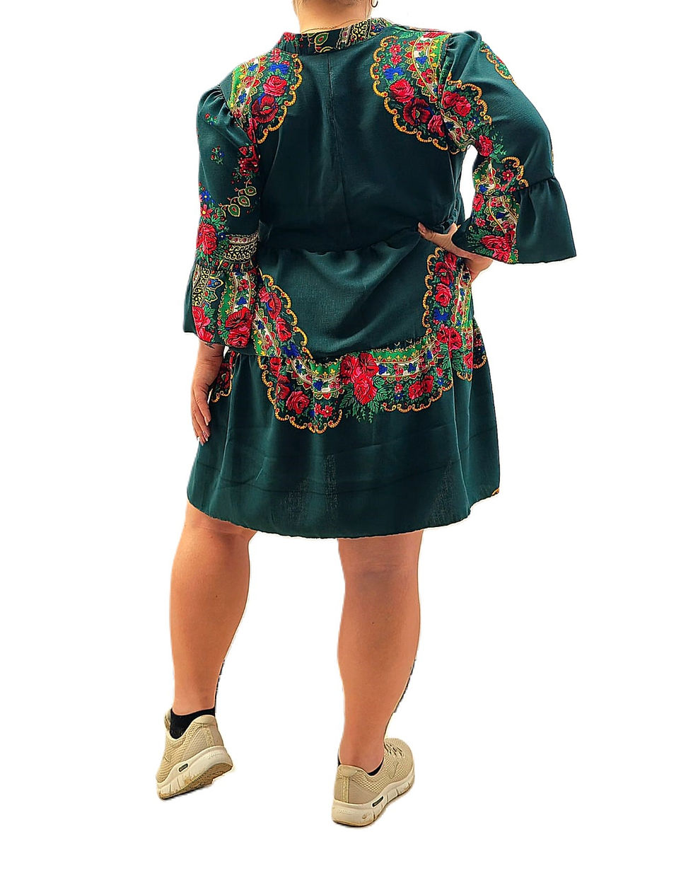 Thumbnail: Flower printed summer dress