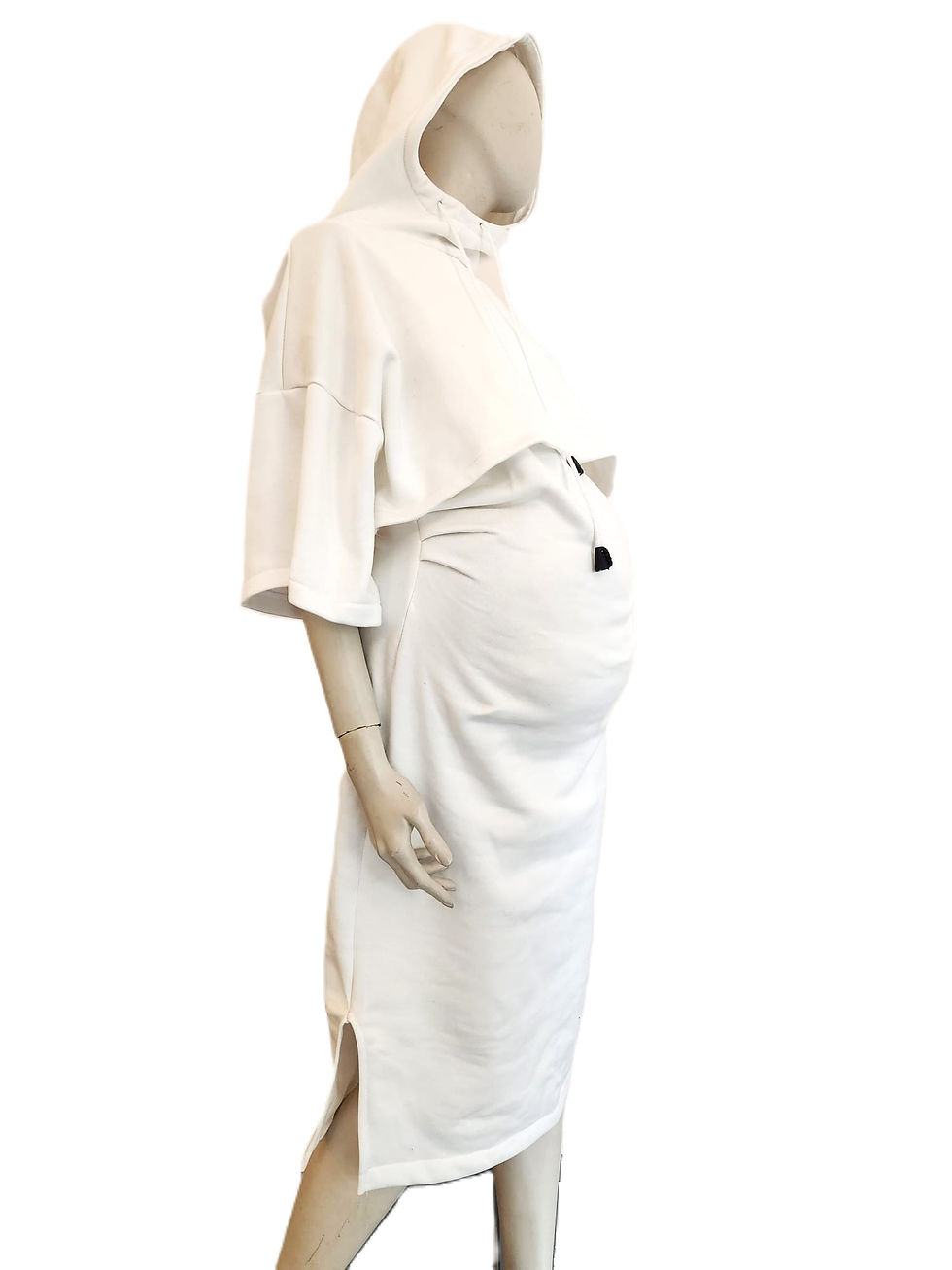 Thumbnail: Hoodie dress with breastfeeding function