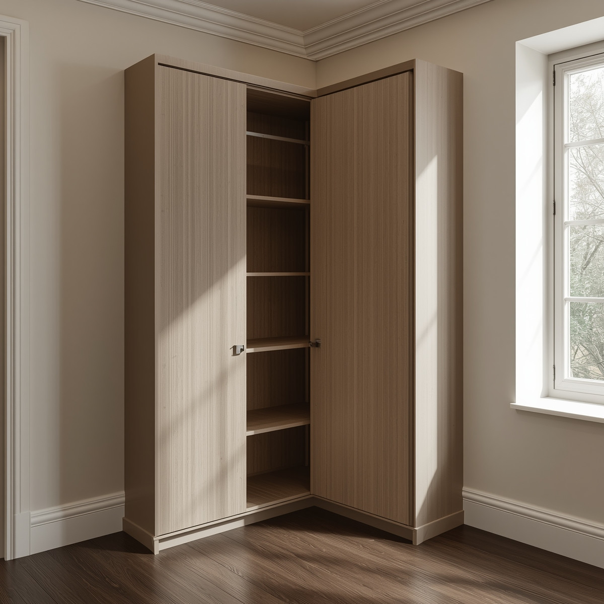 Corner Storage Cupboard