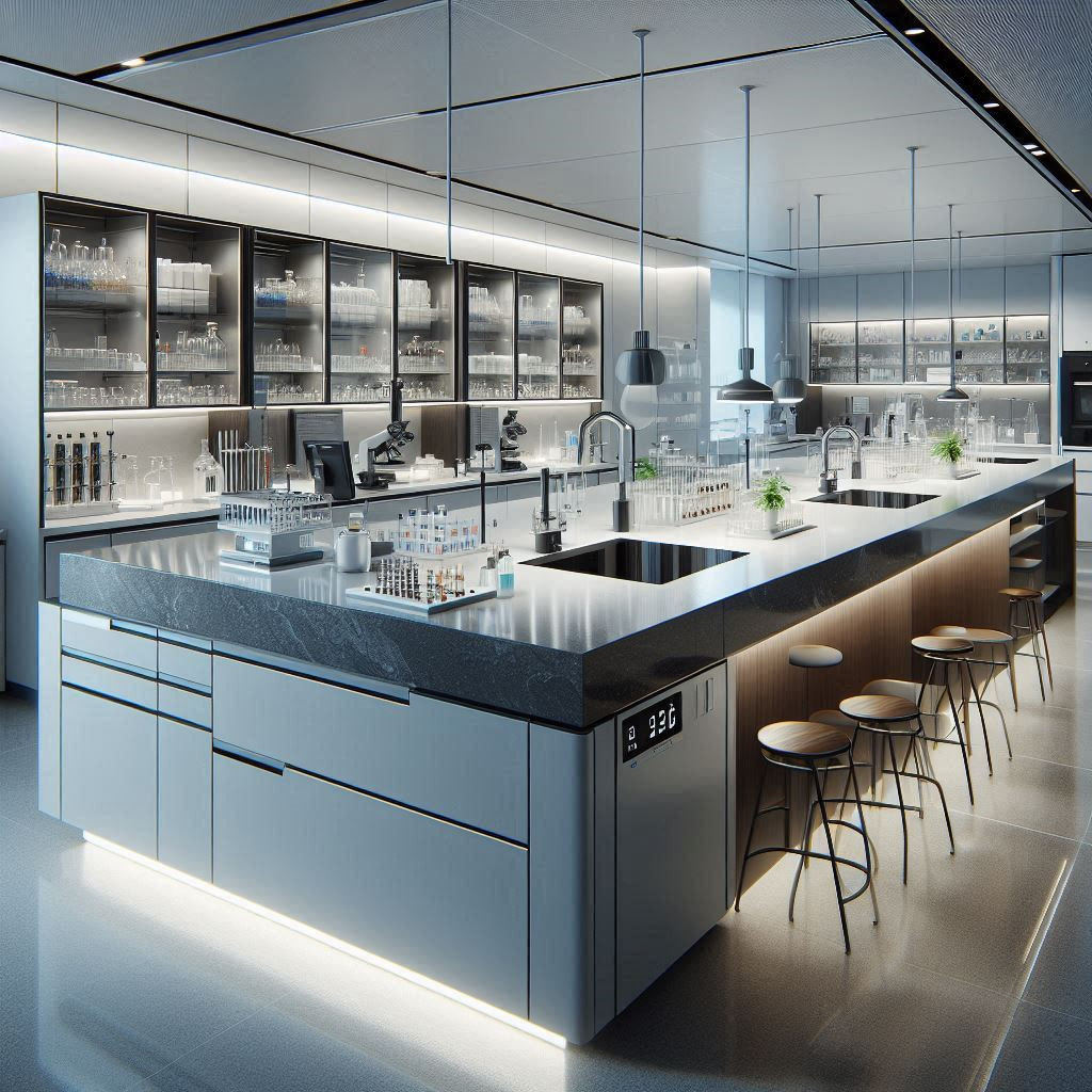 Lab Counter Installation