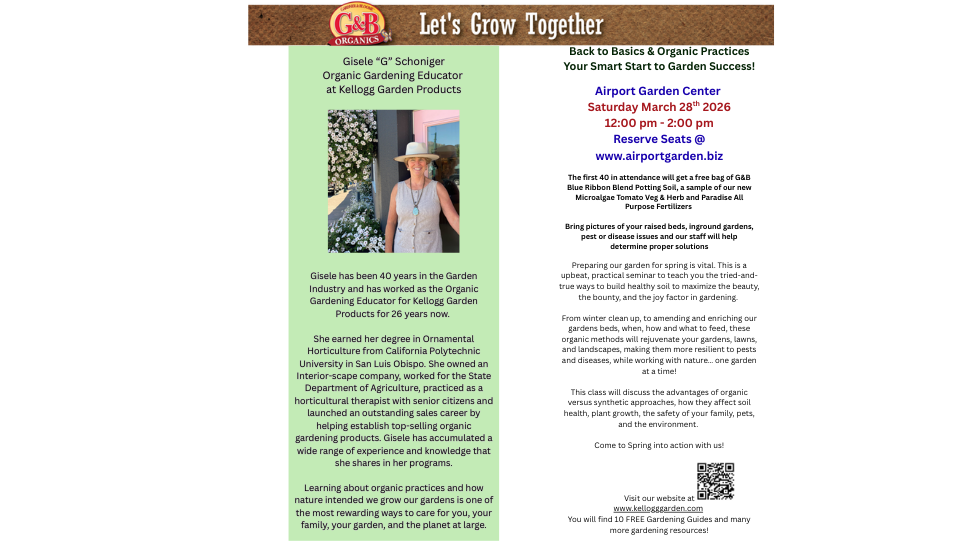 Back to Basics and Organic Practices 