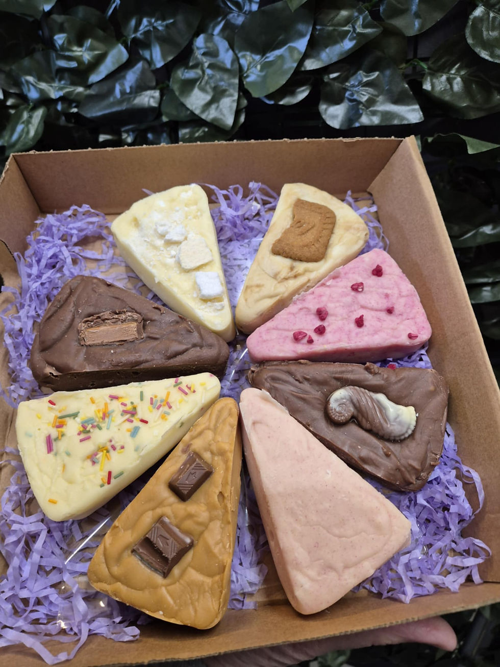 Thumbnail: Eight Fudge Pizza Slices, 8 Different Flavours 