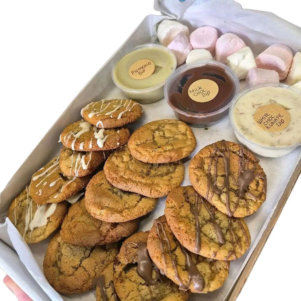 15 Cookies, 10 Marshmallows and 3 Dips