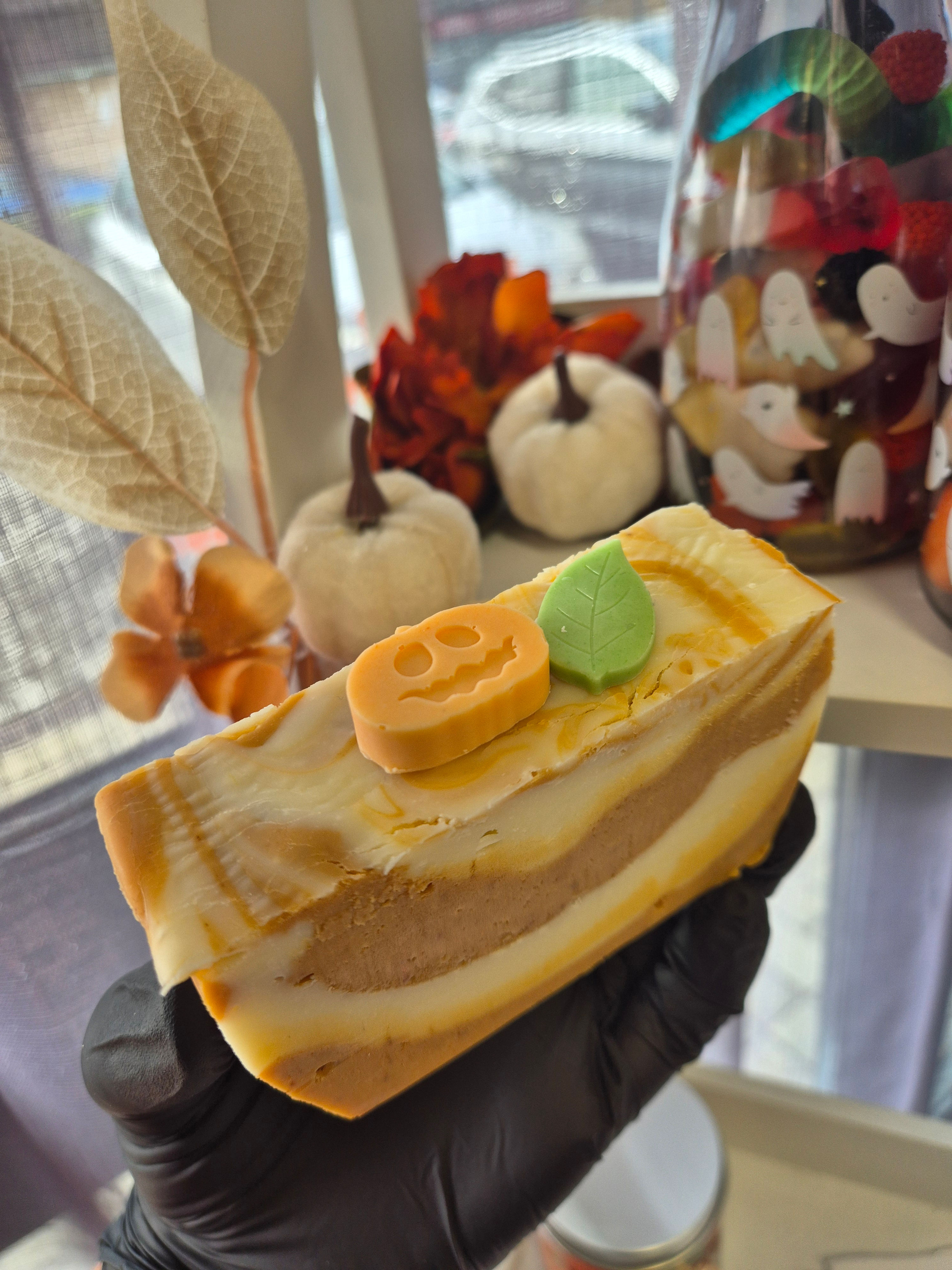 Pumpkin Spice Latte Fudge Slab
