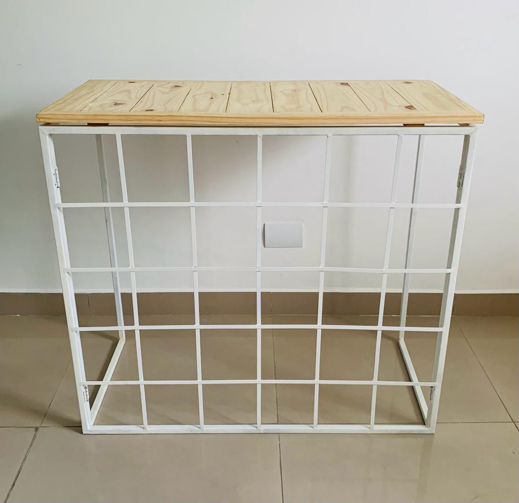 Mesa Telada Branca Dobrável